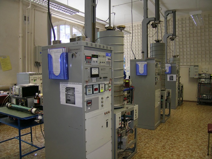 Three vacuum furnaces